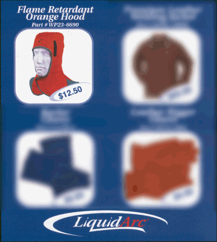 FLAME RETARDANT ORANGE HOOD