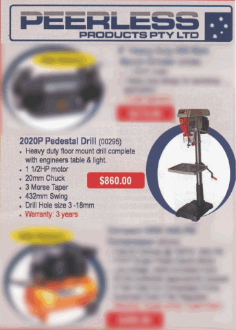 2020P PEDESTAL DRILL