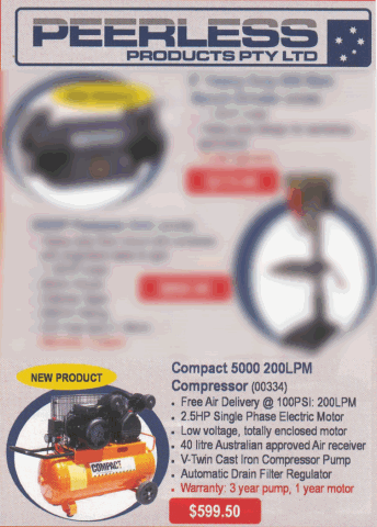 COMPACT 5000 200LPM COMPRESSOR