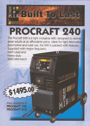 240 AMP MIG WELDER